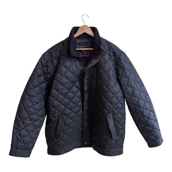 Dakota Grizzly Lightweight Black Quilted Full Zip Jacket Mens Size XXL - Picture 1 of 15